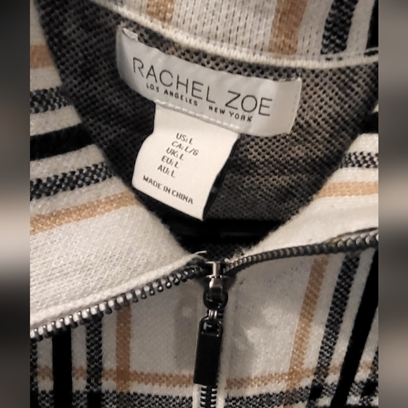 Rachel Zoe Plaid Jacket Size Large - Picture 5 of 5